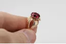Ruby Original Vintage 14K Rose Gold Ring Vintage vrc135r